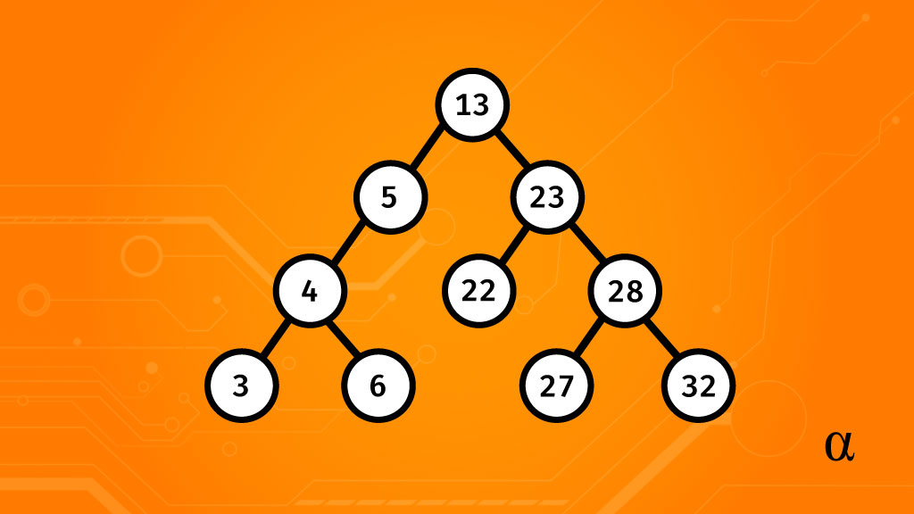 binary search tree diagram example alpharithms