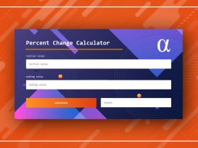 percent change calculator alpharithms